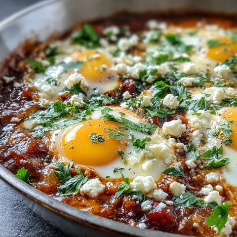 Shakshuka Tomato Egg Dish