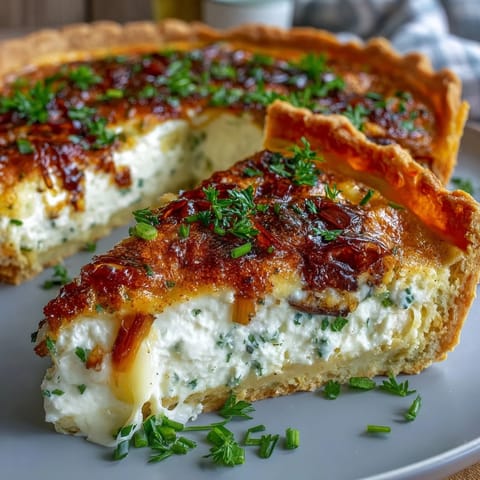 Spring Brunch Quiche Leeks Gruyere #96