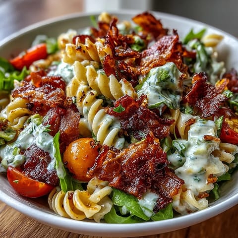 BLT Pasta Salad Avocado