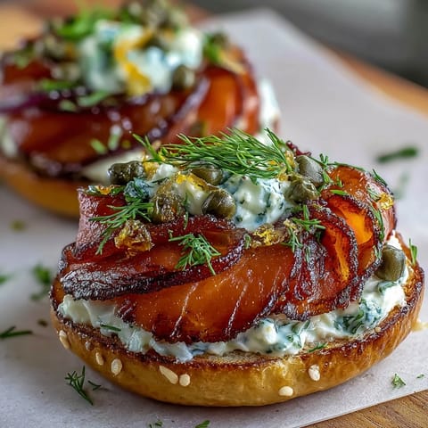 Mother's Smoked Salmon Bagel Board