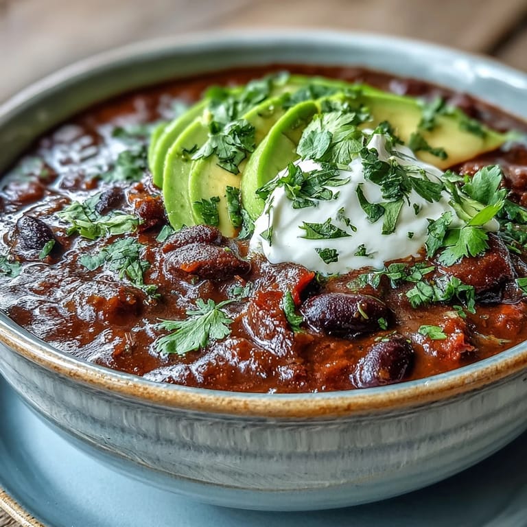 Comforting vegan black bean soup, simmered with carrots and celery, served hot beside lime wedges and fresh cilantro sprigs.