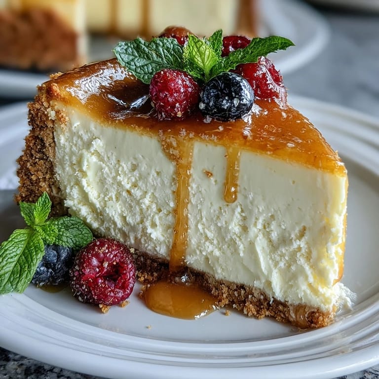 Bright lemon cheesecake with buttery crust and vibrant berries in individual jars.