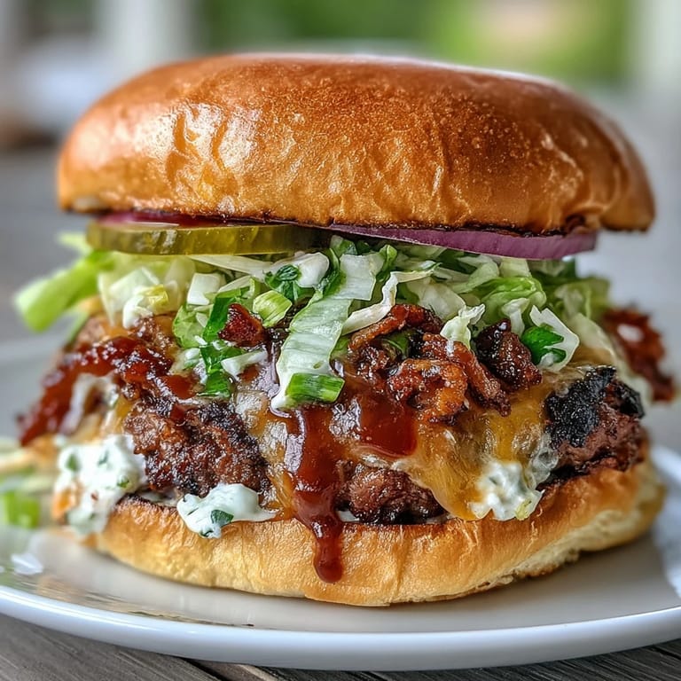 Golden toasted brioche slider buns stacked with lettuce, pickles, onions, and secret sauce, showcasing a classic American burger feast.  